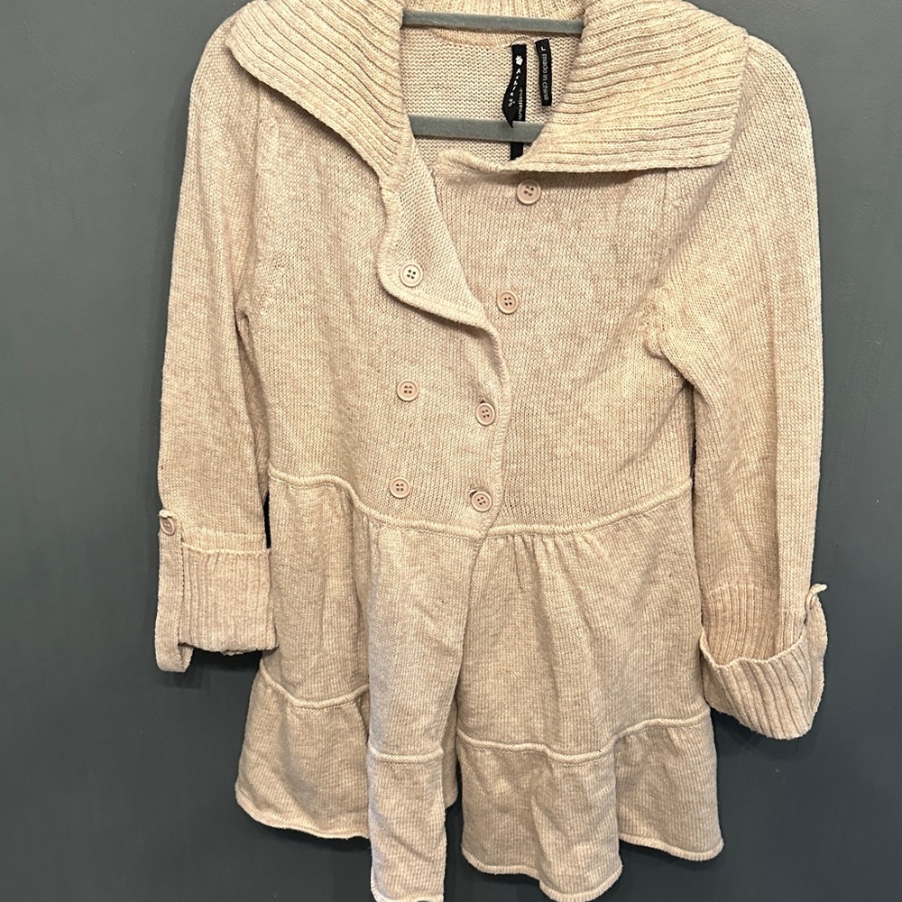 Ashley By 26 International Beige Knit Sweater